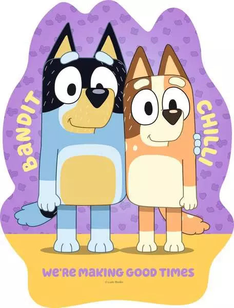 Puzzle | Bluey | 4 Large Shaped Pieces 3+ - 2