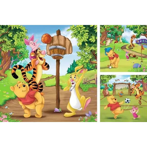 Puzzle | Pooh Sports Day | 3 x 49 pc 5+ - 3