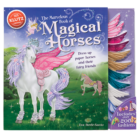 Magical Horses Dress Up Book