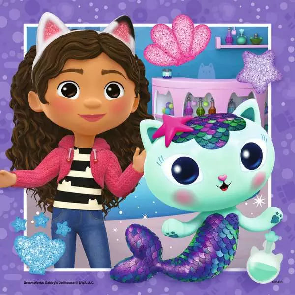 Puzzle | Gabby's Dollhouse | 3 x 49 pc 5+ - 4