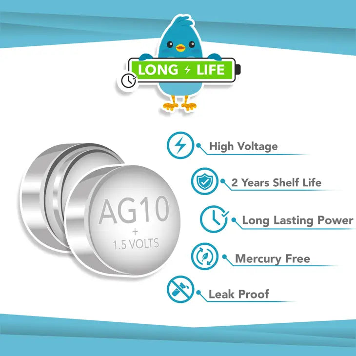 Ditty Bird | Battery Pack Of 10