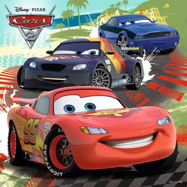 Puzzle | Cars: Worldwide Racing Fun | 3 x 49 pc 5+ - 5