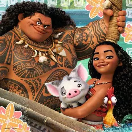 Puzzle | Moana Born to Voyage | 3 x 49 pc 5+ - 2