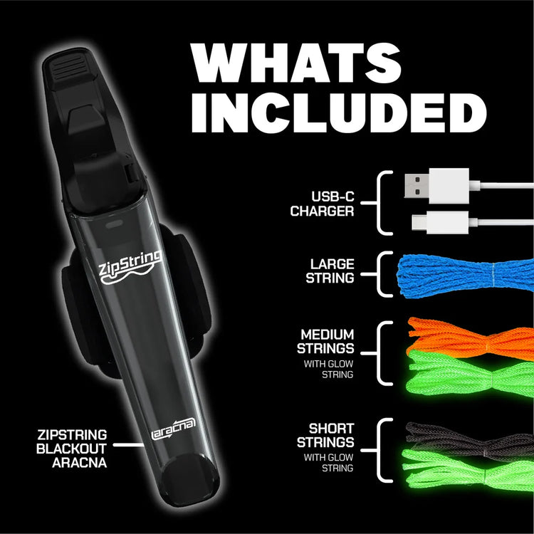 Zipstring | Aracna Blackout Edition Glow In The Dark Webshooter 4+ - 9