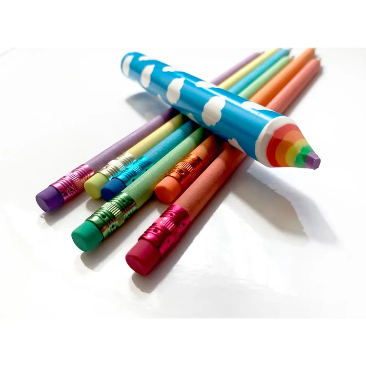 Recycled Rainbow Pencil & Eraser Set Spbs021
