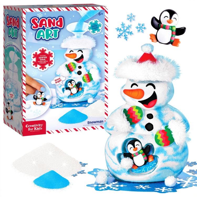Holiday Sand Art Snowman 6+ - 2