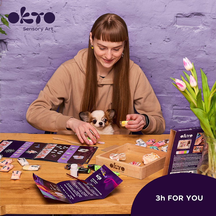 OKTO Sensory Art Wood & Craft | Flowers