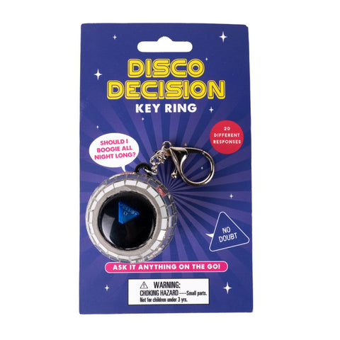 Disco Decision Ball Keychain 8+