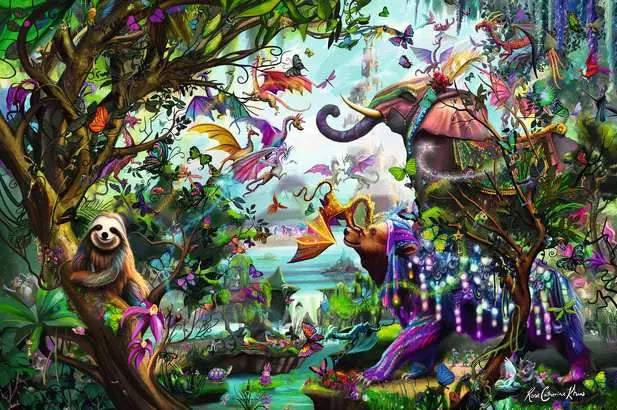 Puzzle | Tropical Dragons 4000pc - 2