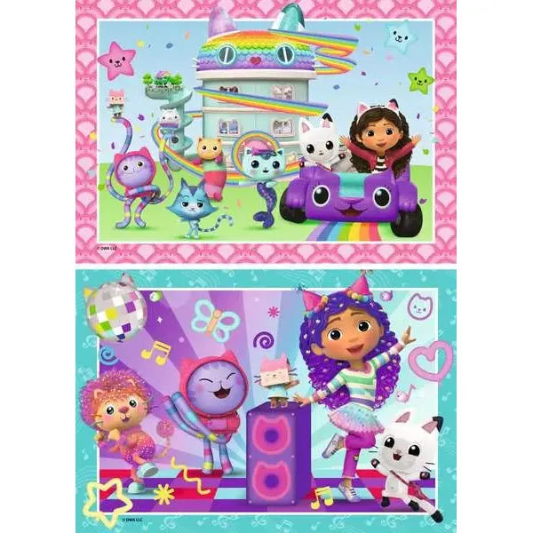 Puzzle | Gabby's Dollhouse | 2x24 Pc 4+ - 2