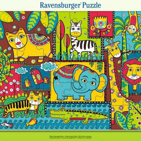 Puzzle | Jungle Animal Jumble | 30 Pc Frame 4+ - 1