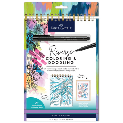 Reverse Coloring and Doodling Book FC770425