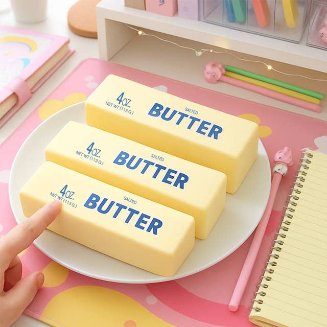 Butter Stress Ball – Soft & Slow-Rebound Squishy Toy - CR Toys