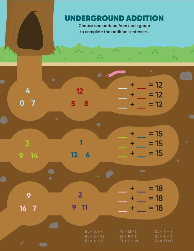 Learn By Sticker | Addition and Subtraction - 10
