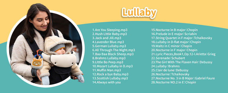 Pocket Bunny Travel Friendly Kids Music Player & Soother 3+ - 10