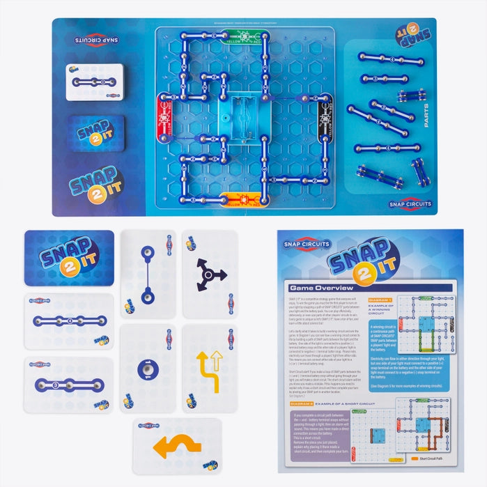 Snap Circuit Snap 2 It Board Science Game Scboardgame
