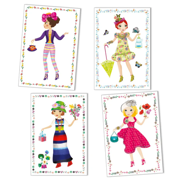 Pg Stickers And Paper Dolls Massive Fashion Dj09691