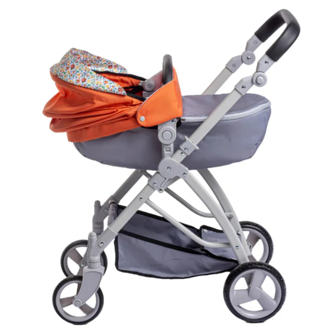 Berenguer Boutique | Playtime | Deluxe Folding Sports Pram Stroller 81489Nature