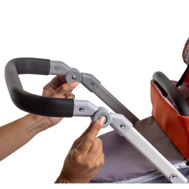 Berenguer Boutique | Playtime | Deluxe Folding Sports Pram Stroller 81489Nature