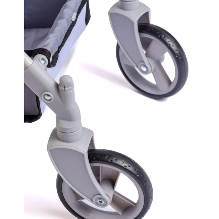 Berenguer Boutique | Playtime | Deluxe Folding Sports Pram Stroller 81489Nature