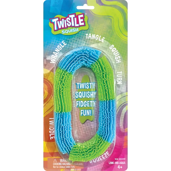 Twistle Squish Aqua and Lime 4+ - CR Toys