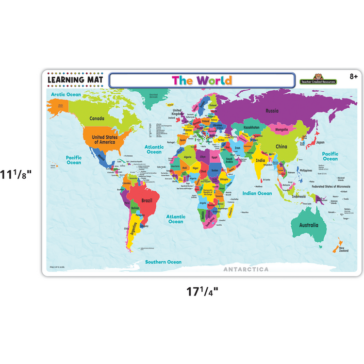 Learning Mat |The World Map