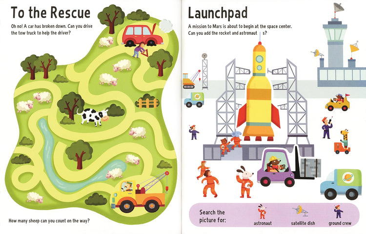Big Stickers: Things That Go by Lauren Holowaty 3+ - 3