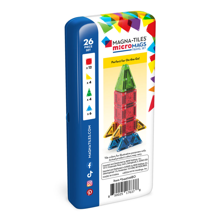 Magna-Tiles | Micromags Travel Set 26-Piece