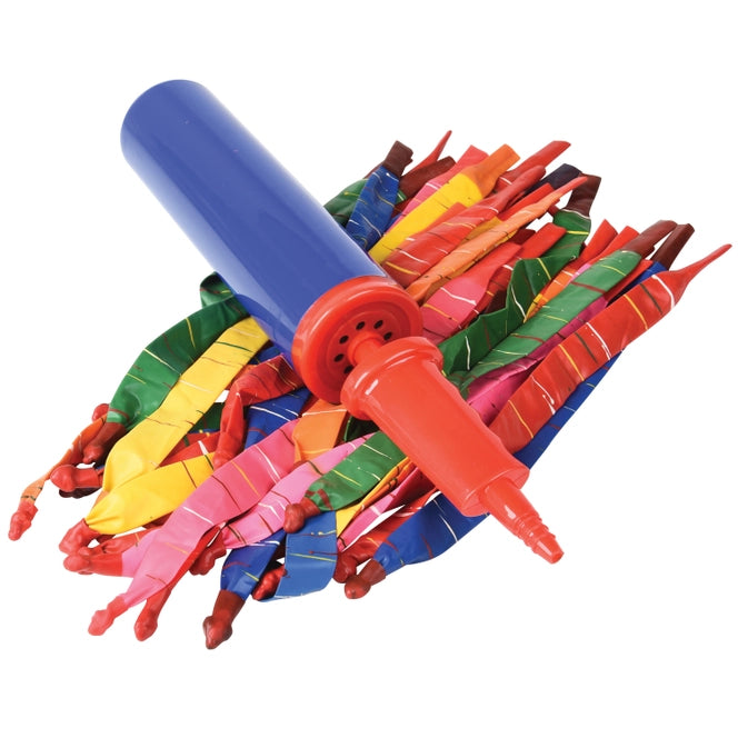 Rocket Balloons With Pump - Balloon Fun! Aaaa4758