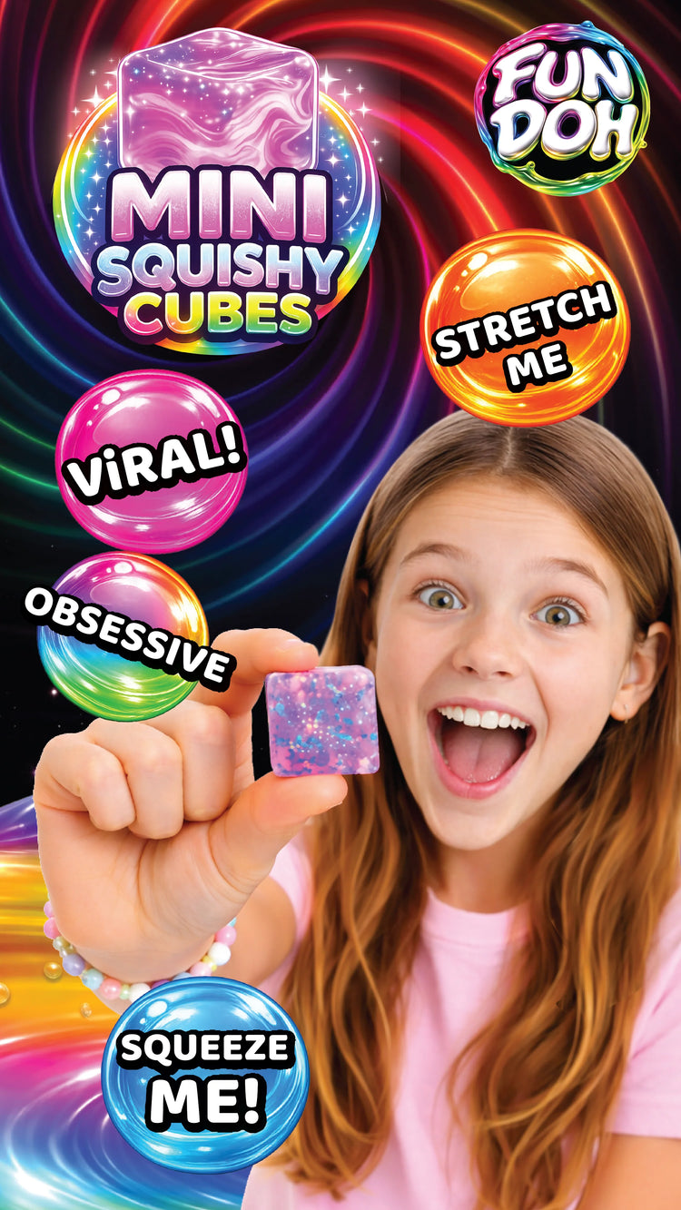 Fun Doh | Min Squishy Cube 2pack - CR Toys