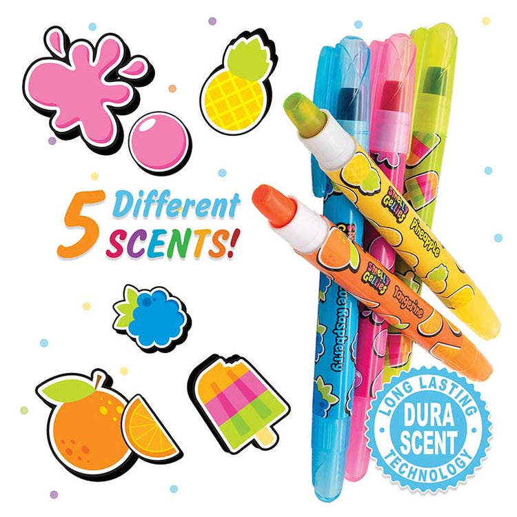 Smelly Gellies Gel Crayons 5 pack X05GC10