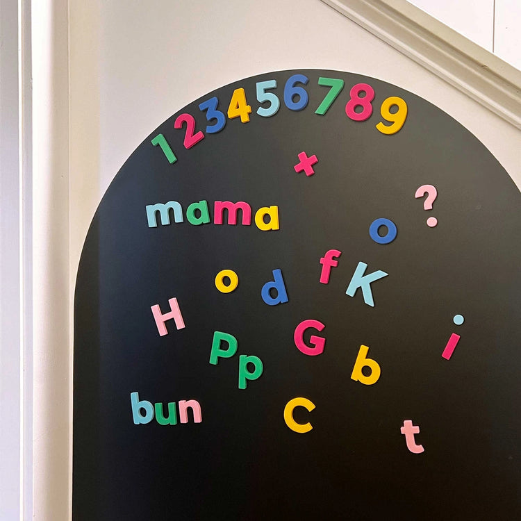 Magnetic Letters | Black Mini Arch Wall Decal - 4