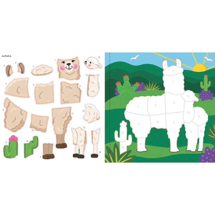 My First Color By Sticker Book | Furry Friends