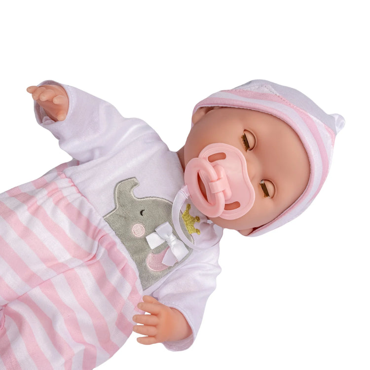 Berenguer Boutique | 15" Baby Doll | Pink Elephant Ages 2+ - 5