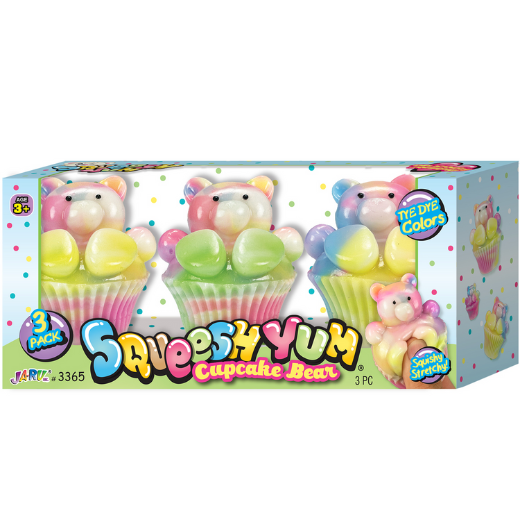 Cupcake Bear Squeesh Yum 3Pk Squish - 2