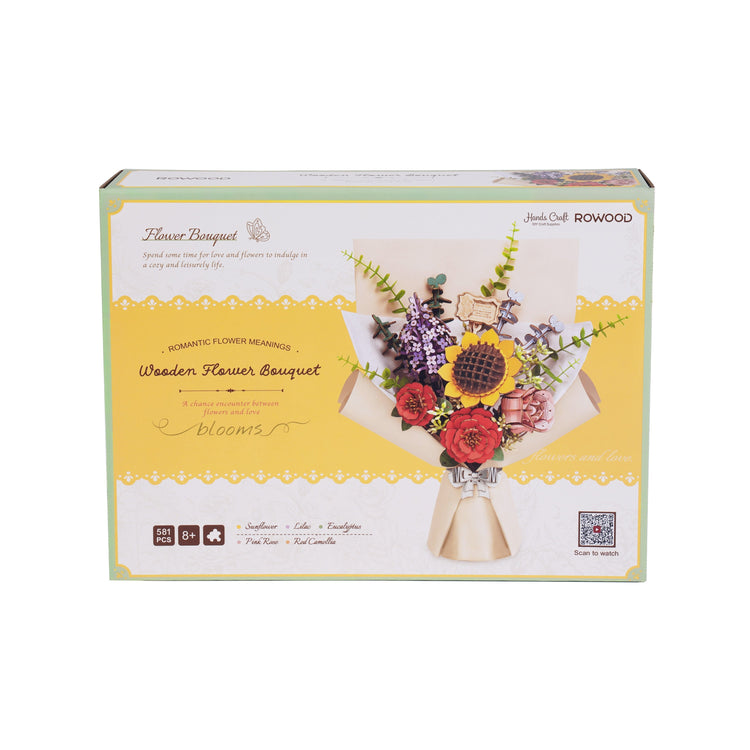 Hands Craft | Wooden Flower Bouquet | 14+