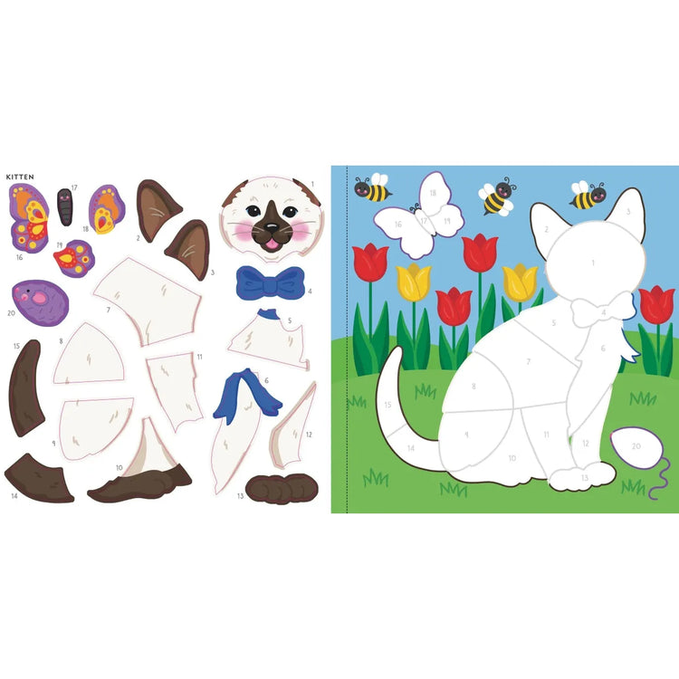 My First Color By Sticker Book | Furry Friends