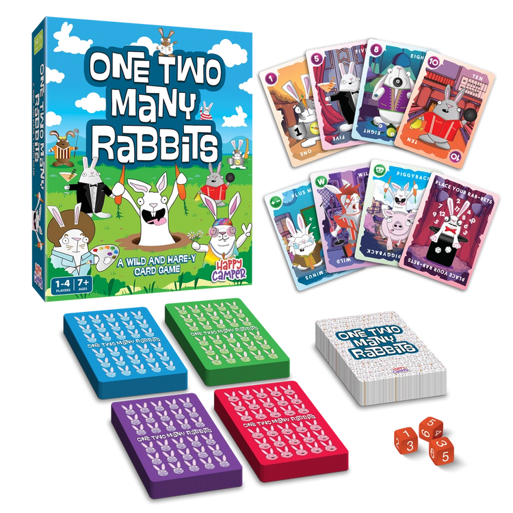 One Two Many Rabbits - A Wild & Harey Card Game | Ages 7+