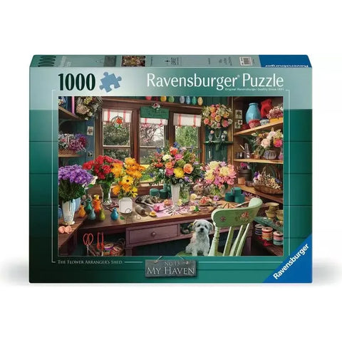 Puzzle | Flower Arranger's Shed | 1000 Pc - CR Toys
