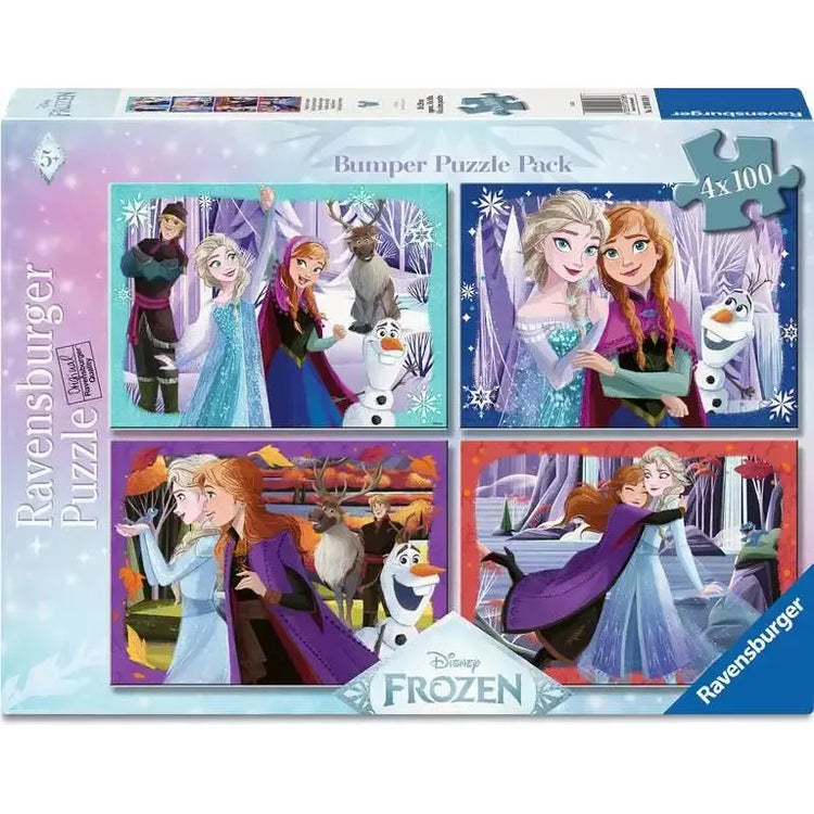 Puzzle | Disney Frozen | 4x100 Pc XXL - CR Toys