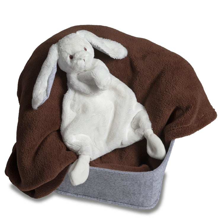 Silky Bunny Lovey | White 41780
