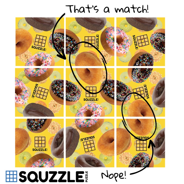 Squzzle Puzzle | Donuts Fsg-2408-Squ