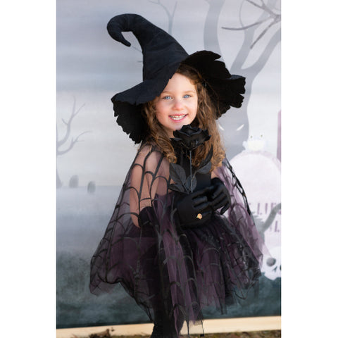 Spider Witch Tutu And Cape, Size 5-6 Dressup