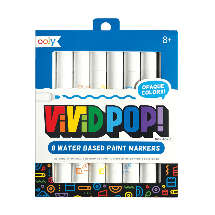 Vivid Pop Acrylic Paint Markers 8+
