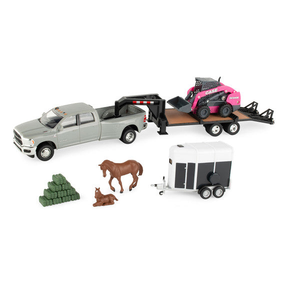 Pickup with Horse And Trailer | 1:32 Ford