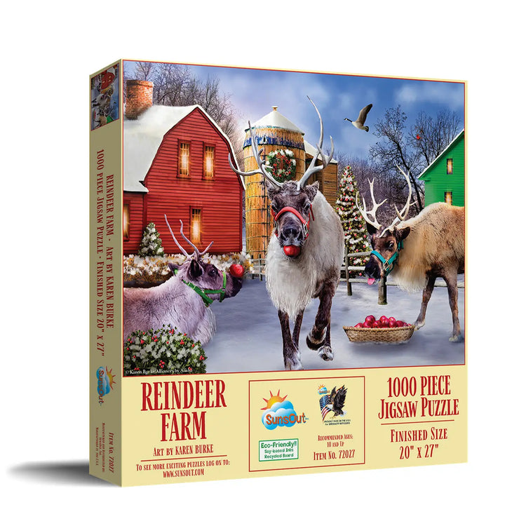 Reindeer Farm 1000pc Puzzle