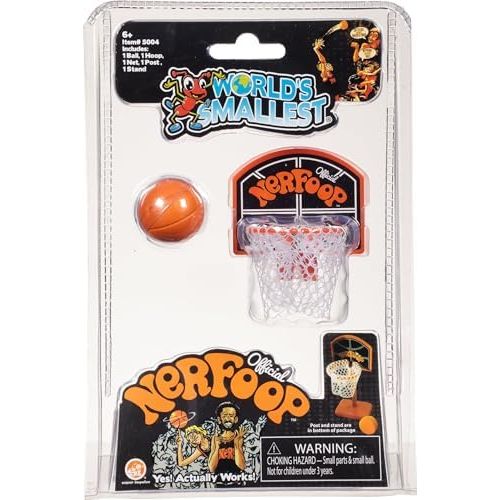 World's Smallest | Official Nerfoop (Basketball) 6+ - 1
