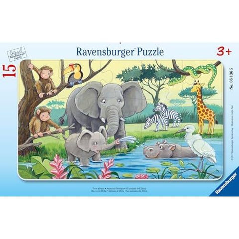 Puzzle | Animals of Africa | 15pc Frame Puzzle - CR Toys