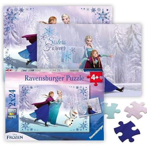 Puzzle | Frozen Sisters Always | 2 x 24 pc - CR Toys