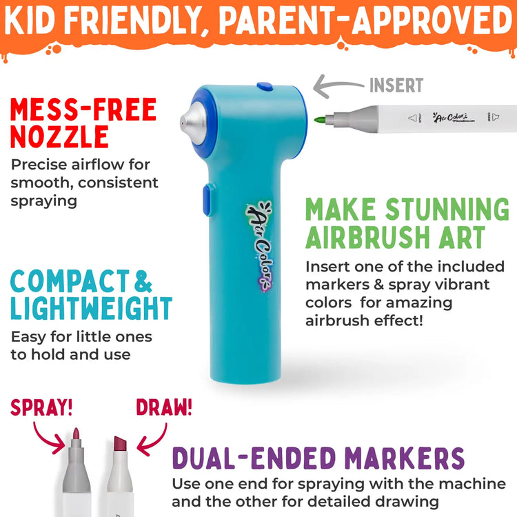 Air Color Airbrush Kit 6+